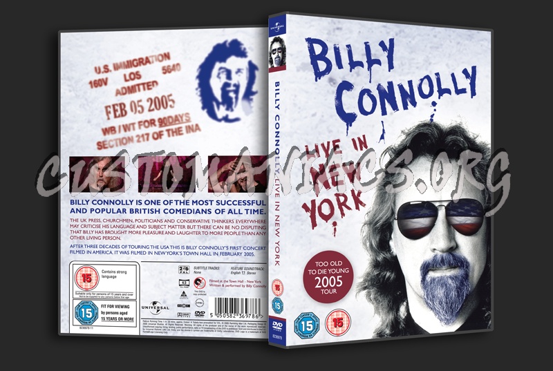 Billy Connolly Live in New York dvd cover