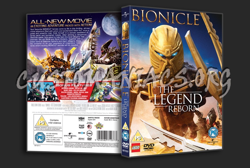 Bionicle The Legend Reborn dvd cover