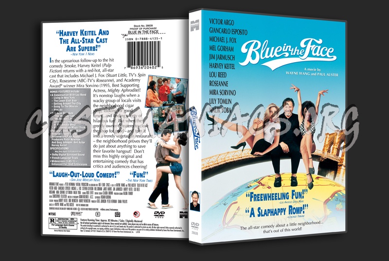 Blue in the Face dvd cover