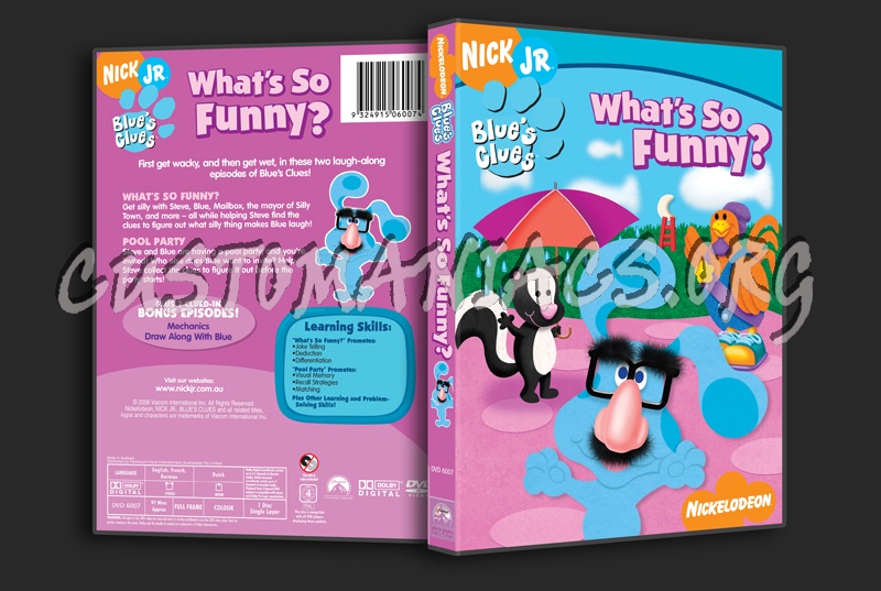 Blue's Clues: What's So Funny? dvd cover