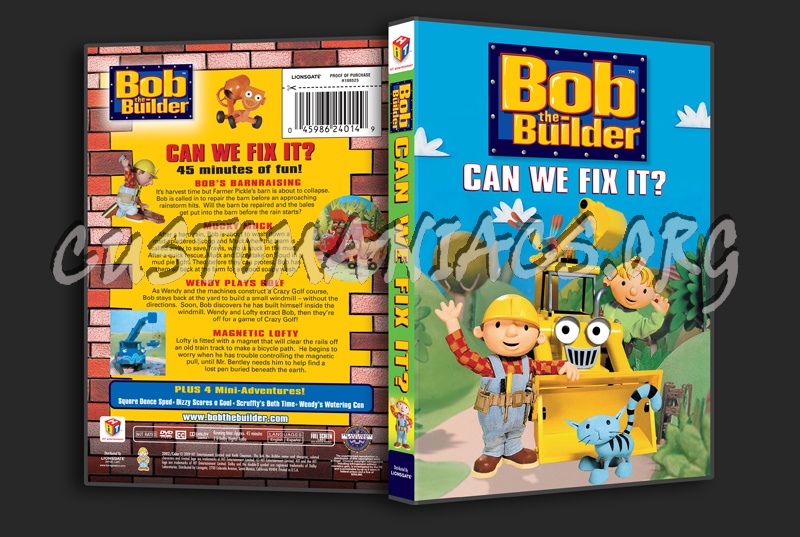 Bob the Builder: Can We Fix It? dvd cover