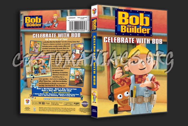 Bob the Builder: Celebrate With Bob dvd cover