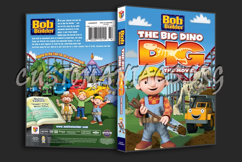 Bob the Builder: The Big Dino Dig dvd cover