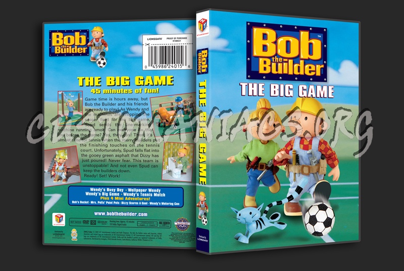 Bob the Builder: The Big Game dvd cover