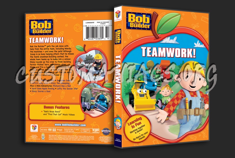 Bob the Builder: Teamwork! dvd cover