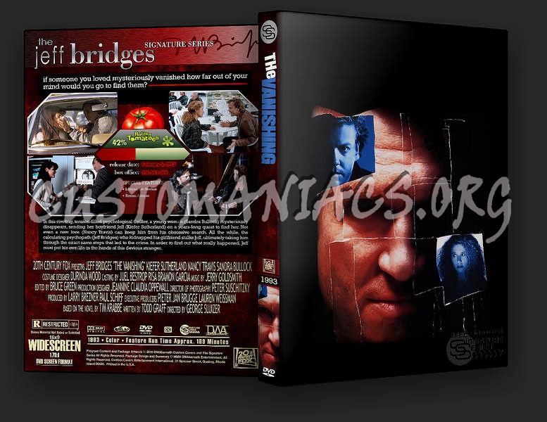 The Vanishing dvd cover