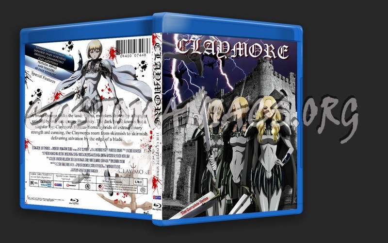 Claymore: The Complete Series blu-ray cover