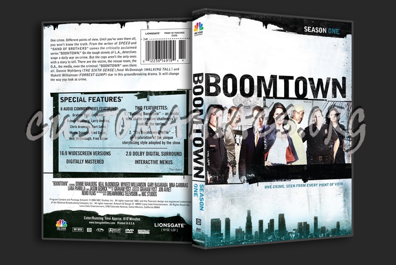 Boomtown Season 1 dvd cover