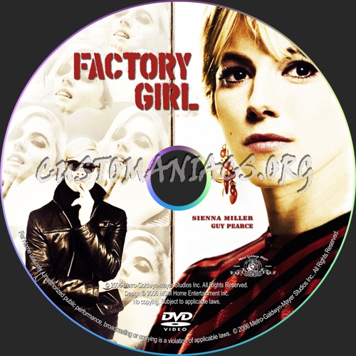 Factory Girl dvd label