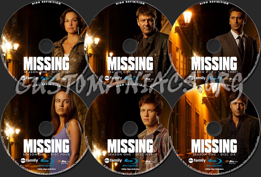 Missing Season 1 blu-ray label