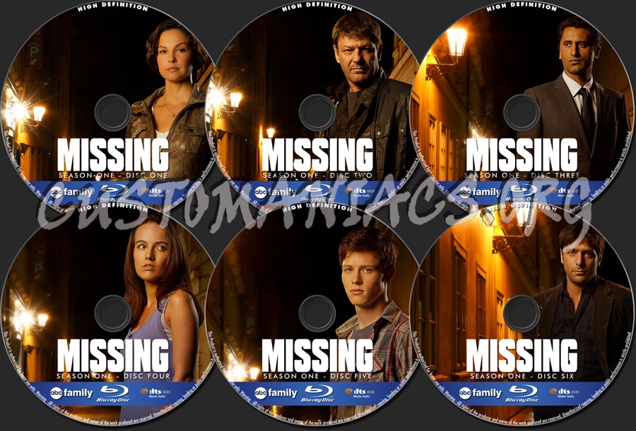 Missing Season 1 blu-ray label