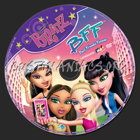 Bratz BFF dvd label