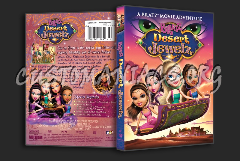 Bratz Desert Jewelz dvd cover.