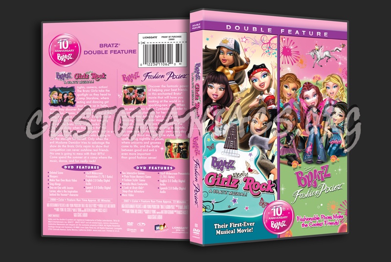 Bratz Girlz Really Rock / Bratz Fashion Pixiez dvd cover