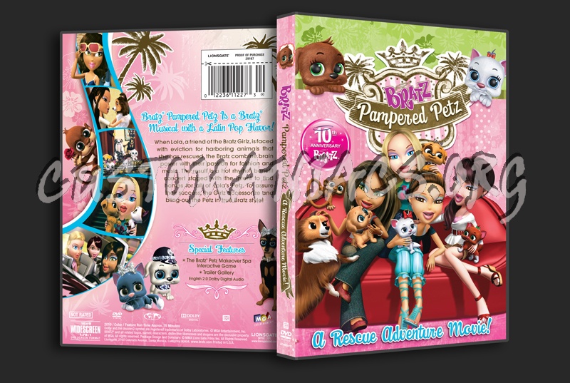 Bratz Pampered Petz A Rescue Adventure Movie dvd cover DVD Covers Labels by Customaniacs id 164916 free download highres dvd cover