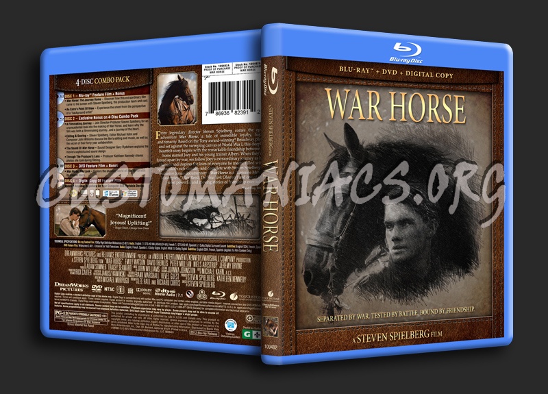 War Horse blu-ray cover