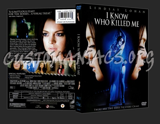 I Know Who Killed Me dvd cover