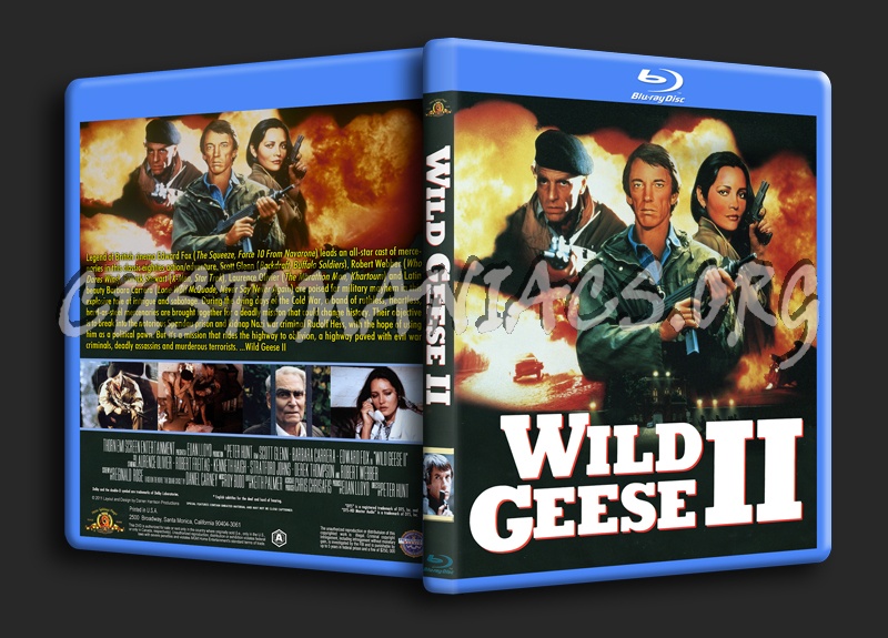 Wild Geese II (Wild Geese 2) blu-ray cover