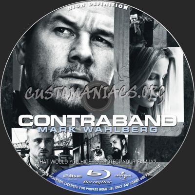 Contraband blu-ray label