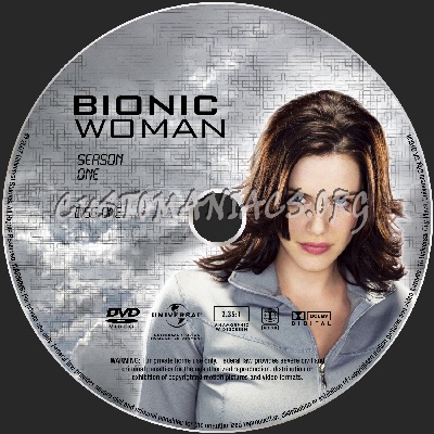 Bionic Woman (2007) dvd label