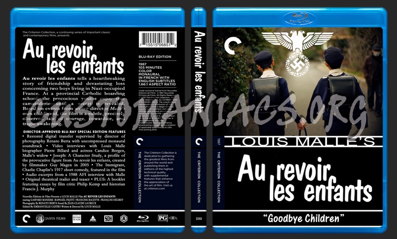 330 - Au Revoir Les Enfants blu-ray cover