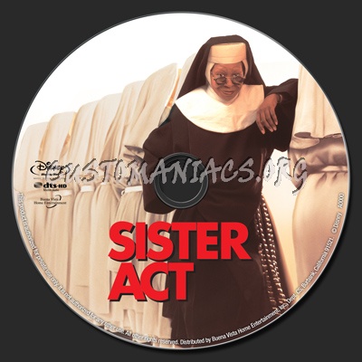 Sister Act blu-ray label