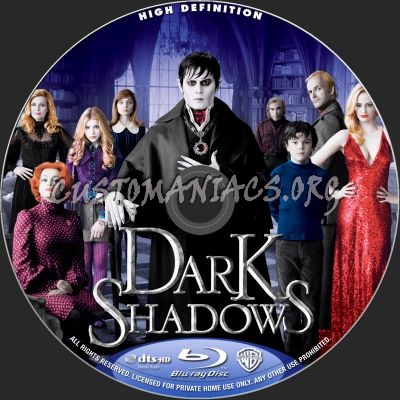 Dark Shadows blu-ray label
