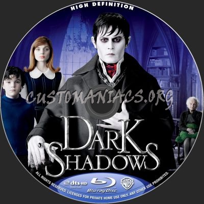 Dark Shadows blu-ray label