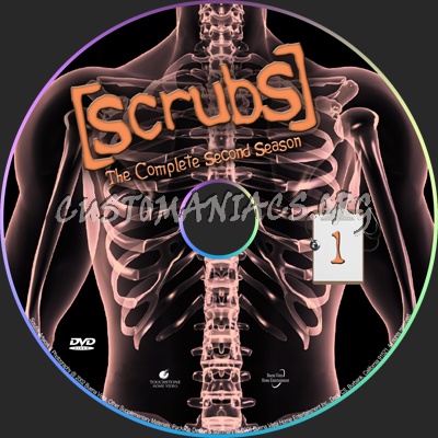 Scrubs dvd label