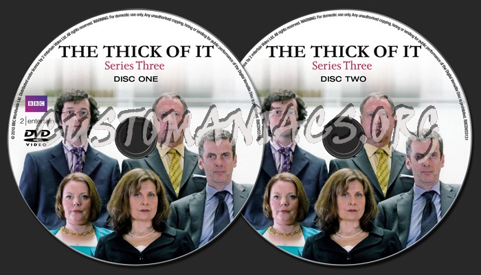 The Thick of It: Series 3 dvd label