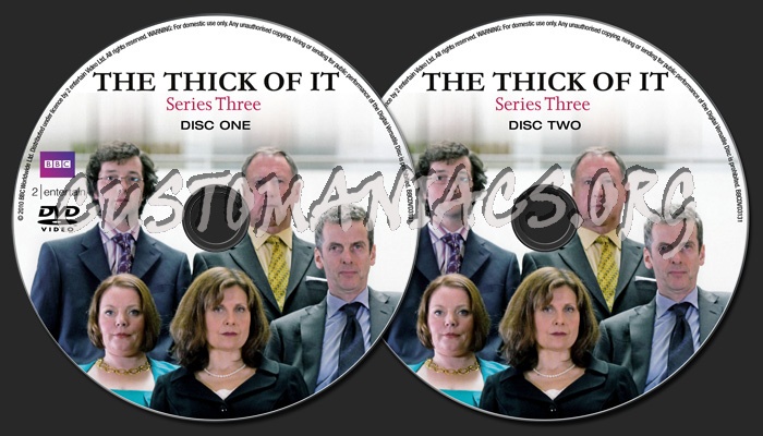 The Thick of It: Series 3 dvd label