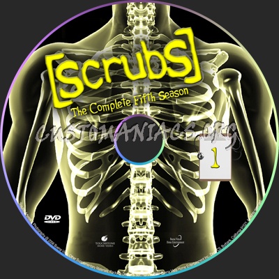 Scrubs dvd label