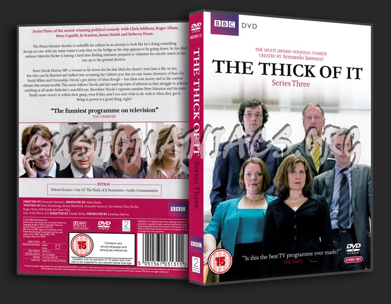 The Thick of It: Series 3 dvd cover