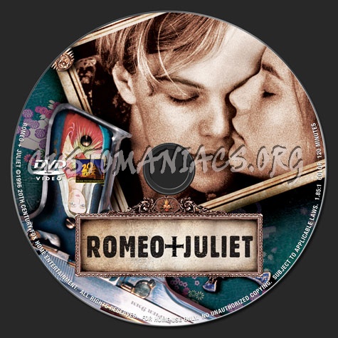 Romeo + Juliet dvd label