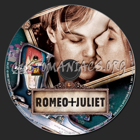 Romeo + Juliet blu-ray label