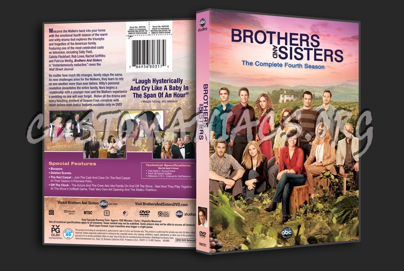 Brothers and Sisters Season 4 dvd cover