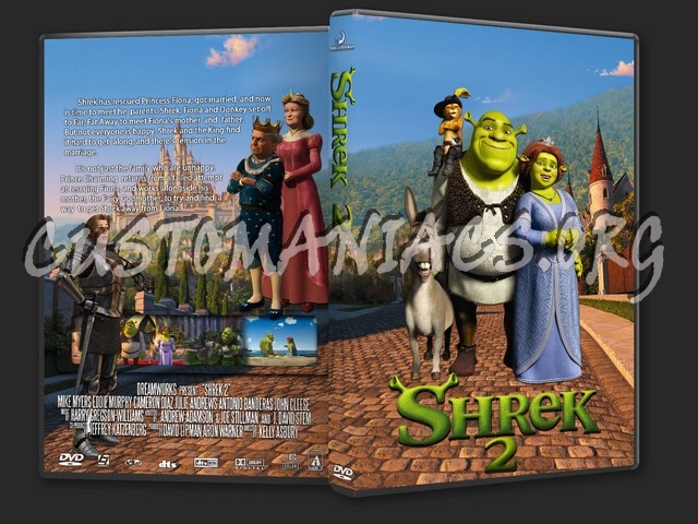 Shrek 2 dvd cover