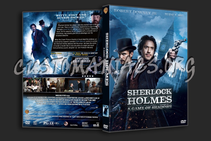 Sherlock Holmes: A Game of Shadows dvd cover