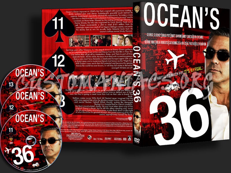 Ocean's 36 ( Trilogy ) dvd cover