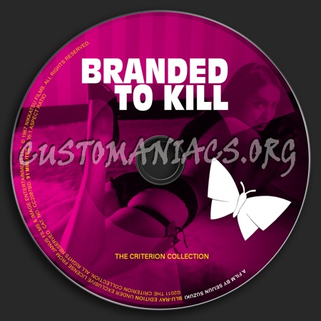 038 - Branded To Kill dvd label
