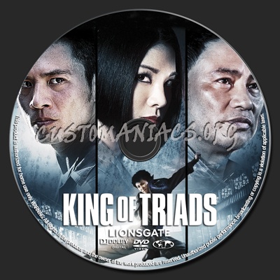 King Of Triads dvd label