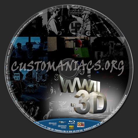 World War 2 In 3D blu-ray label