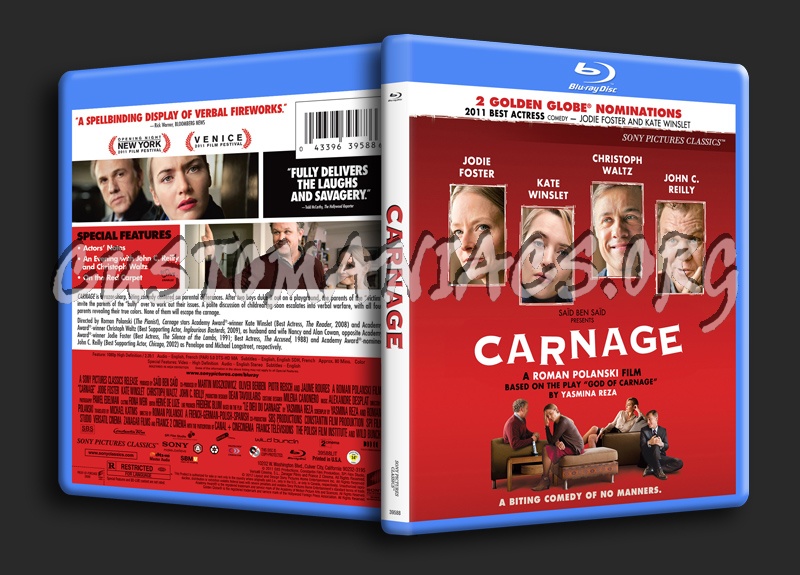 Carnage blu-ray cover