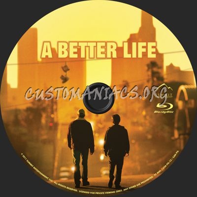 A Better Life blu-ray label