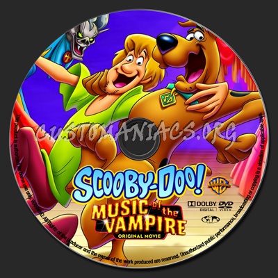 Scooby Doo Music Of The Vampire dvd label