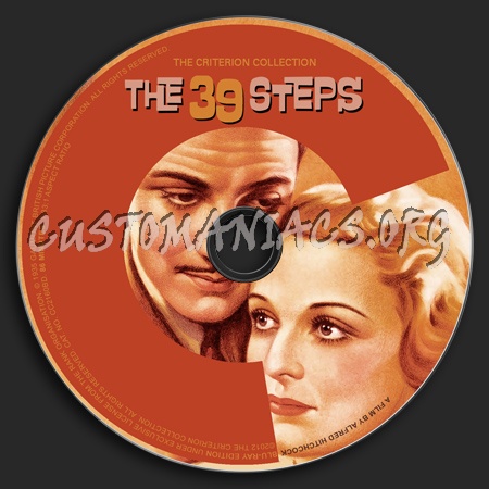 056 - The 39 Steps dvd label