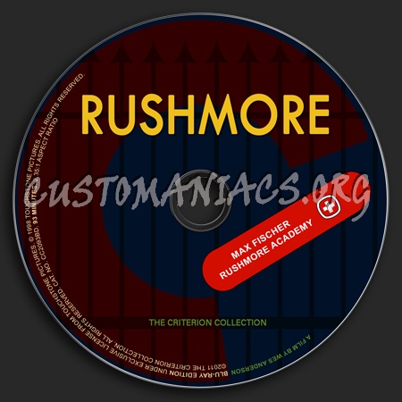 065 - Rushmore dvd label