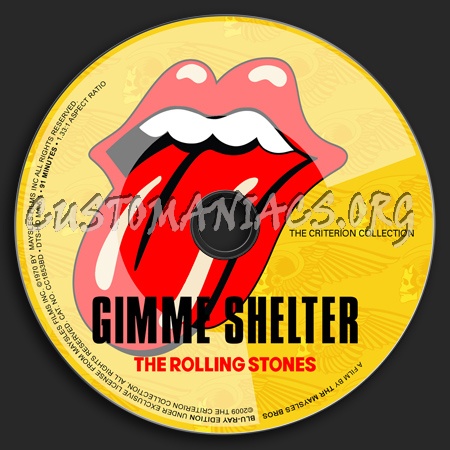 099 - Gimme Shelter dvd label