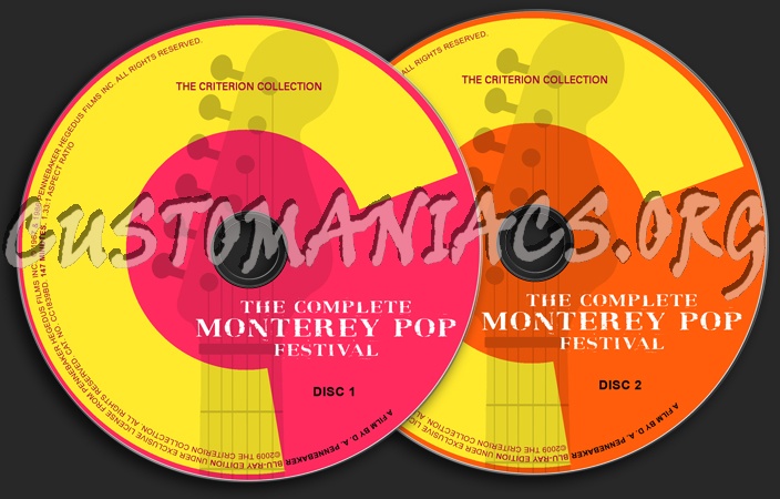167 - The Complete Monterey Pop Festival dvd label