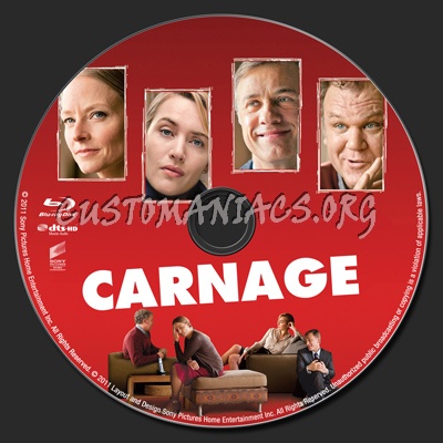 Carnage blu-ray label